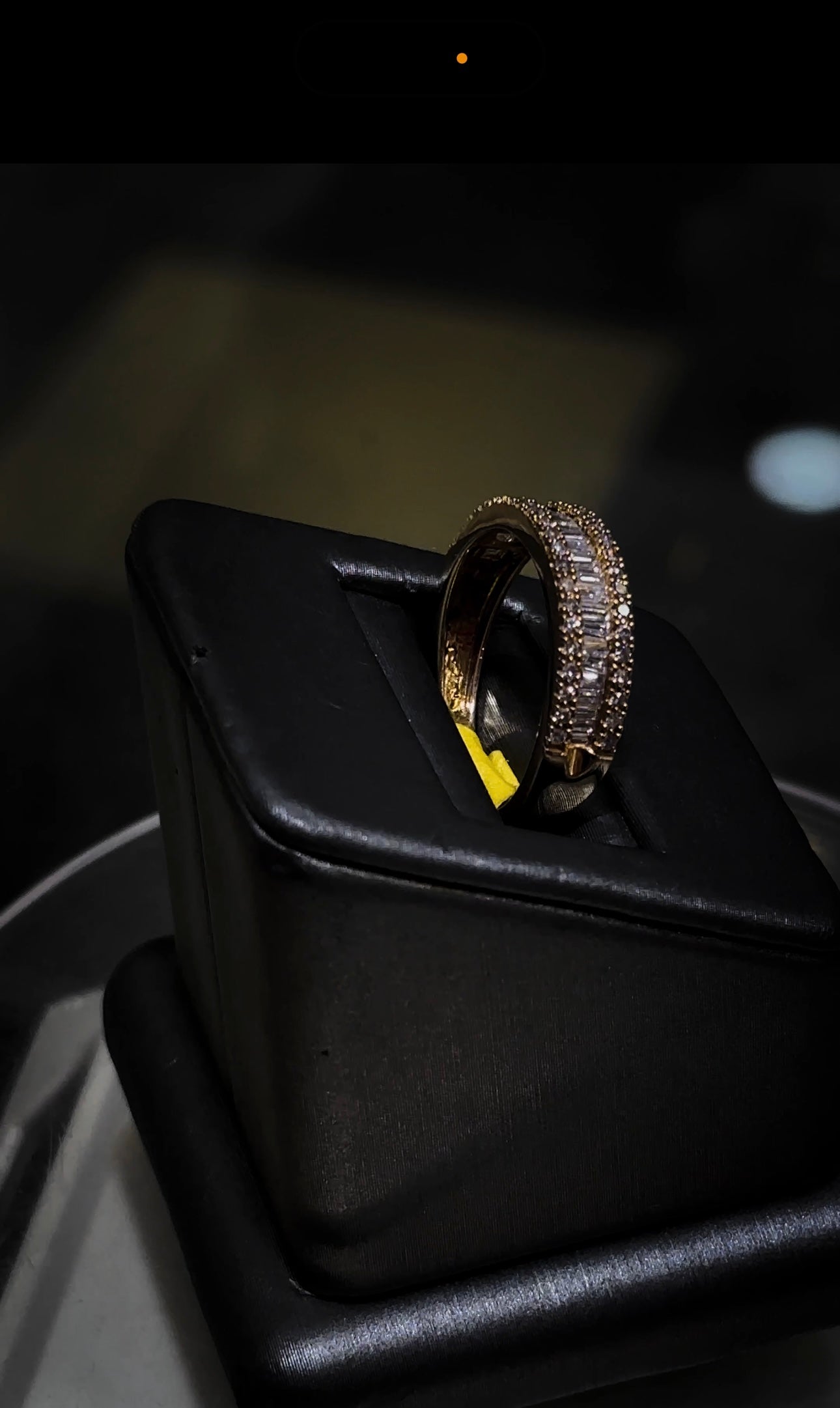 “The Empress Band” – 14K Gold Diamond Ring