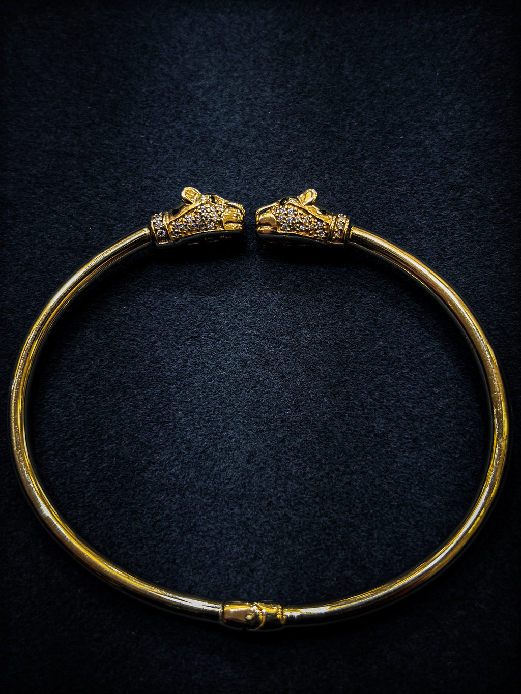 14 Panther Head Bangle