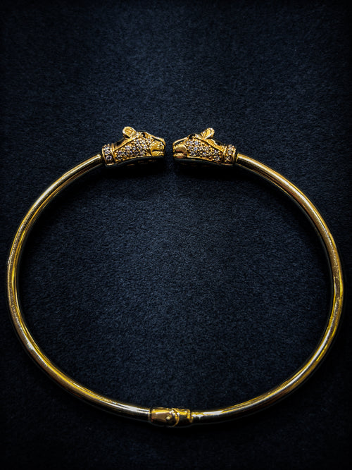 14 Panther Head Bangle