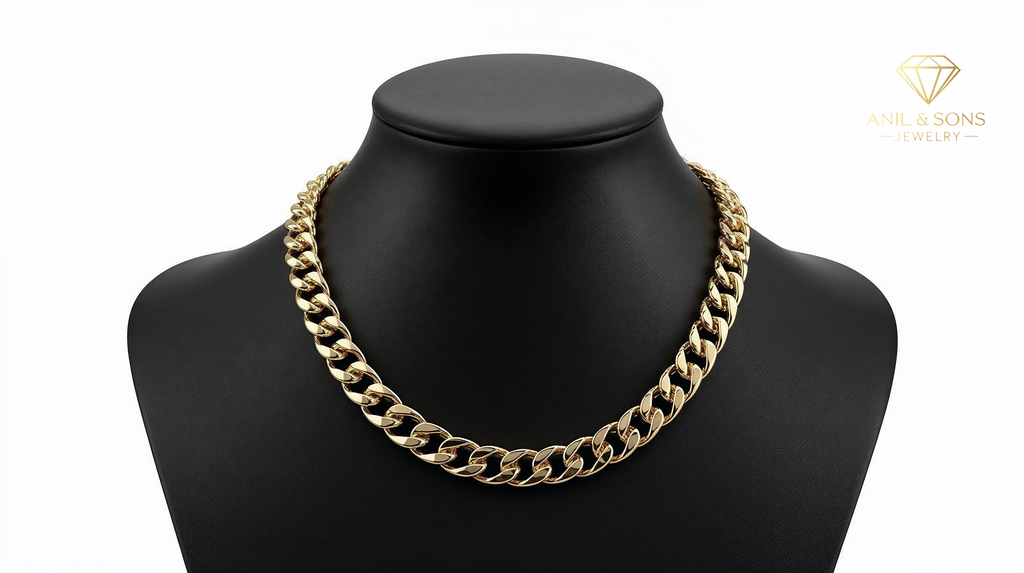 Gold Cuban Link Chain — 14K, 18K & 24K Solid Gold