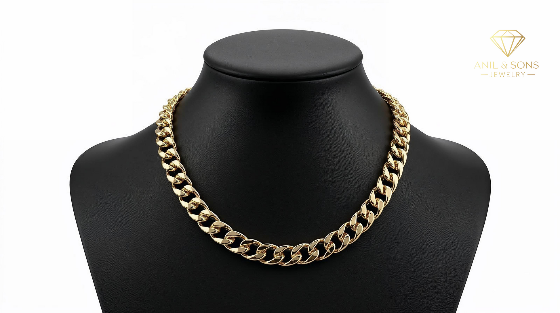 Gold Cuban Link Chain — 14K, 18K & 24K Solid Gold